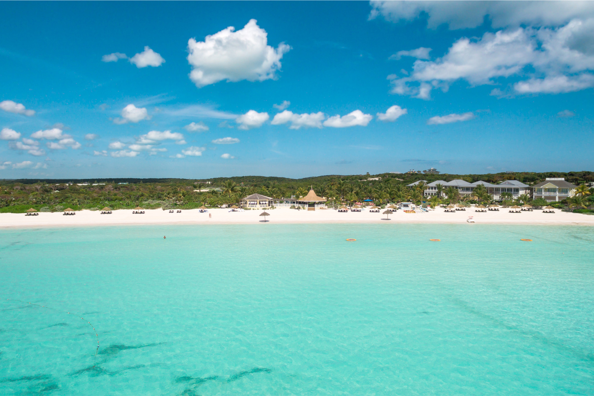 View of the beach at The Abaco Club